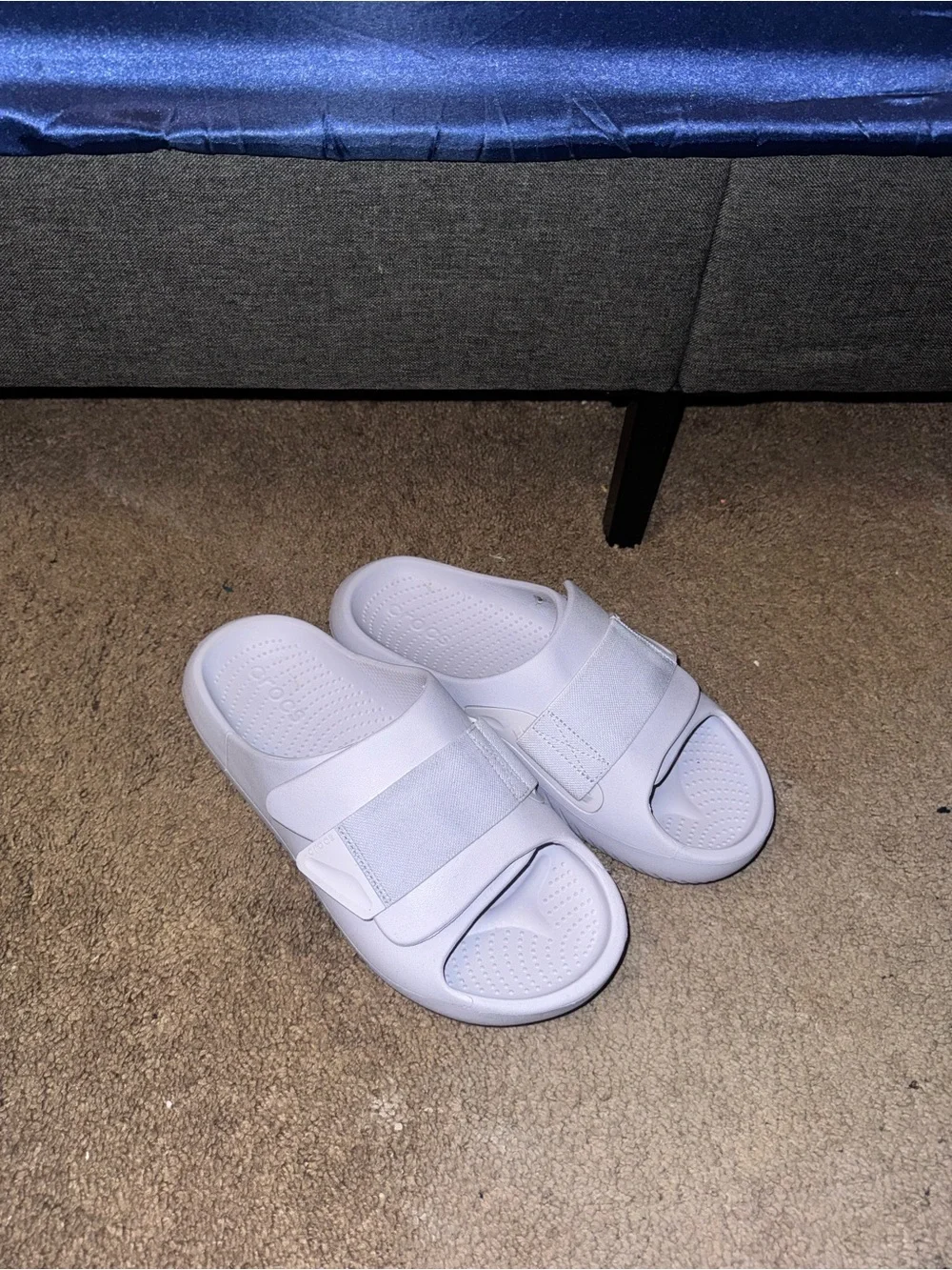 Crocs Mellow Luxe Recovery Slides (Purple Moon)
